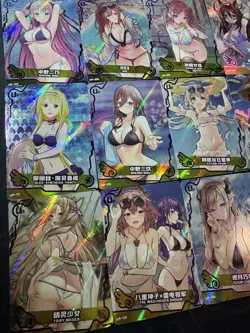 Goddess Story Waifu Bikini 18 x Character Doujin Cards Maiden Girl Party SSR UR - Image 2