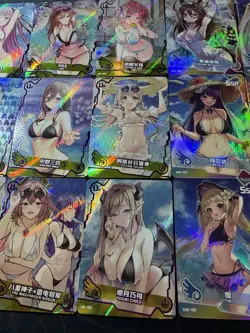 Goddess Story Waifu Bikini 18 x Character Doujin Cards Maiden Girl Party SSR UR - Image 3