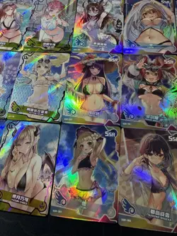Goddess Story Waifu Bikini 18 x Character Doujin Cards Maiden Girl Party SSR UR - Image 4
