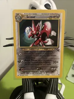 Scizor Promo 33 Black Star Promo Card WOTC, Near Mint Condition - Image 4