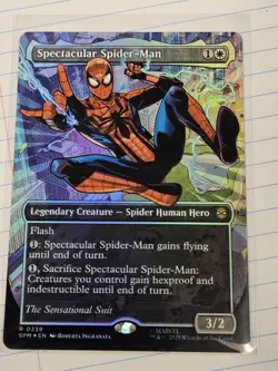 Spectacular Spider-Man (0239) (Borderless) (Textured Foil) - Image 3