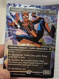 Spectacular Spider-Man (0239) (Borderless) (Textured Foil) - Image 4