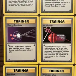 Pokemon Base Set 9 Trainer Card Lot - Image 4