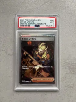 Pokemon Boss’s Orders #265/193 Paldea Evolved 2023 PSA 9 - Image 1