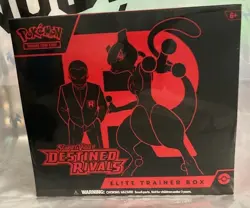 Pokemon Destined Rivals Elite Trainer Box ETB Sealed New- FACTORY SEALED - Image 1