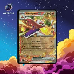 Carte Pokemon Flamigator Ex Svp 034 Promo Ecarlate Et Violet FR - Image 1