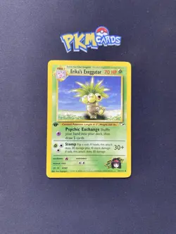 Pokemon TCG Erika's Exeggutor Gym Heroes 44/132 Regular 1st Edition LP. - Image 1