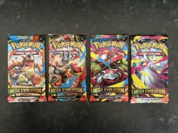 Pokemon TCG Mega Evolutions Booster Pack Set X 4 - Full Art Set New Sealed - Image 1