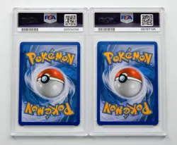 2010 Pokemon HG&SS Unerschrocken Nachtara & Psiana Prime Holo PSA 9 MINT Deutsch - Image 3