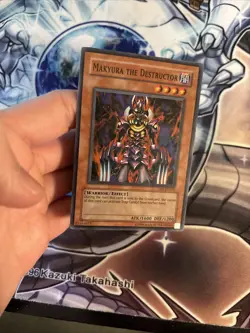 (65) Yu-Gi-Oh Makyura the Destructor - DB1-EN169 - Super Rare Holo LP - Image 2