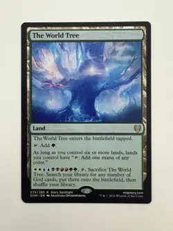 The World Tree MTG Magic the Gathering Card NM Near Mint KHM - Image 1