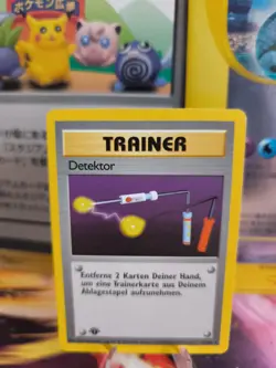 Pokemon Karte Card Detektor Item Finder Base Basis Set Deutsch Wotc NM- - Image 1