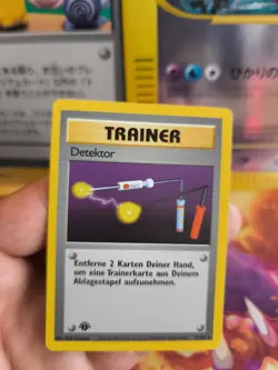 Pokemon Karte Card Detektor Item Finder Base Basis Set Deutsch Wotc NM- - Image 2
