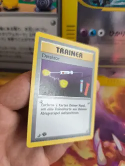 Pokemon Karte Card Detektor Item Finder Base Basis Set Deutsch Wotc NM- - Image 3
