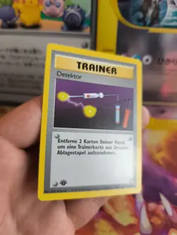 Pokemon Karte Card Detektor Item Finder Base Basis Set Deutsch Wotc NM- - Image 4