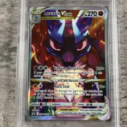 Lucario VSTAR SWSH291 SWSH: Sword & Shield Promo Cards Holo - PSA 9. - Image 3
