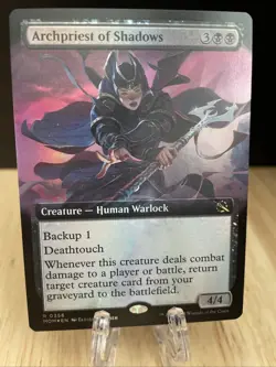 MTG Archpriest of Shadows Extended Art FOIL #0356 March of the Machine MOM NM/M - Image 1