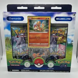Pokemon TCG - Pokemon Go: Pin Collection Box - Charmander (Brand New) - Image 1