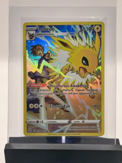 2022 Pokemon TCG Brilliant Stars Trainer Gallery Jolteon TG04/TG30 Holo NM - Image 2