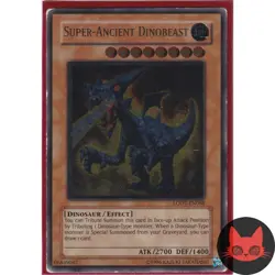 Yugioh Super-Ancient Dinobeast LODT-EN088 Ultimate Rare MP - Image 1