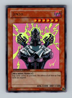 Jinzo YAP1 Ultra Rare NM Near Mint Anniversary Art Yugioh 2008 - Image 1