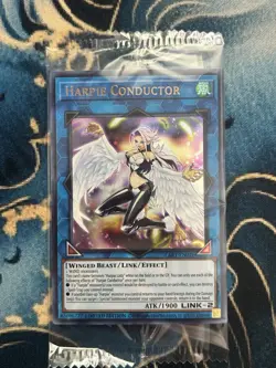 Yu-Gi-Oh Harpie Conductor LART-EN026 Ultra Rare Lost Art Limited Edition SEALED - Image 3