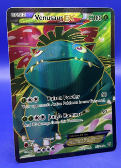 2014 Pokemon TCG XY Base Set Venusaur EX Holo Full Art Card 141/146 LP - Image 2