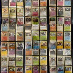Pokemon TCG Assorted Rare Holo Super Lot of 204 Cards Sleeved in Binder - Image 1