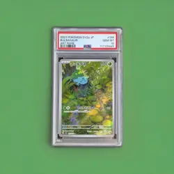 Pokemon PSA 10 Bulbasaur #166 SV2a card 151 Art Rare 2023 Japanese - Image 1