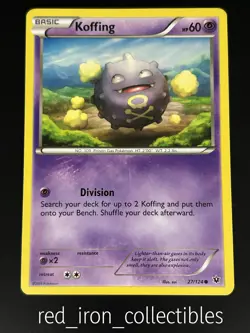 Koffing 27/124 Common Fates Collide XY Pokemon Card 2016 - Image 1