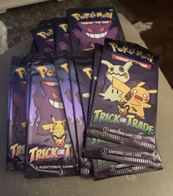 20 Pokemon Card Packs 2022-2023 BOOster Bundle Packs Sealed Trick or Trade - Image 1