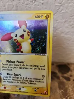 PLUSLE Pokemon card - 6/12 - Holographic EX Trainer Kit NM swirl - Image 3