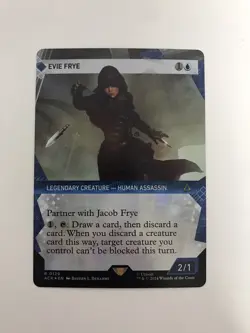 Evie Frye Foil Showcase MTG Magic the Gathering Card NM Near Mint ACR - Image 1