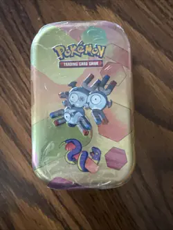 Pokemon Trading Card Game: Scarlet & Violet-151 Mini Tin featuring Magneton. - Image 1