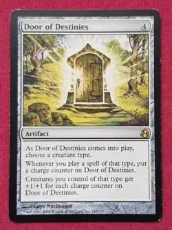 Magic The Gathering MORNINGTIDE DOOR OF DESTINIES artifact card MTG - Image 1
