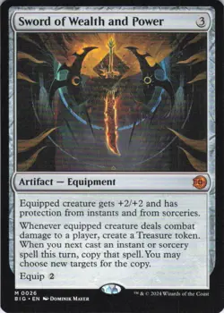MTG Sword of Wealth and Power (26) | NM | Outlaws of Thunder Junction {BIG} - Image 1