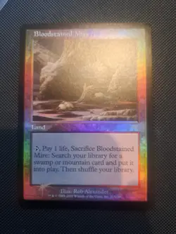 Near Mint Bloodstained Mire Onslaught Foil MTG Magic the Gathering - Image 1