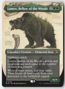 MTG - Lumra, Bellow of the Woods (Borderless) (0293) M Bloomburrow 293 LP-NM - Image 1