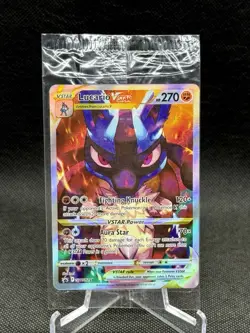 Pokemon TCG Lucario VSTAR SWSH291 Crown Zenith Promo SEALED Free Shipping - Image 1