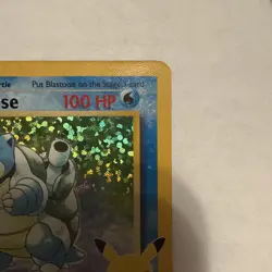 Pokemon TCG Blastoise 2/102 Holo Bleed Celebrations: Classic Collection Holo NM - Image 4
