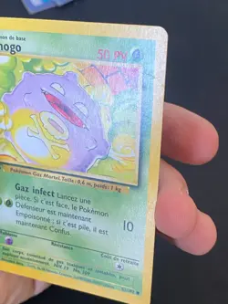 CARTE POKEMON SMOGO 51/102 EDITION 1 FR SET DE BASE COMMUNE - TBE - Image 4