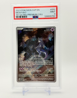 2023 Pokemon SPV EN Promo 151 Ultra-Premium Collection MEWTWO #052 PSA 9 - Image 1
