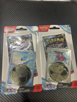 2x Stellar Crown Blister Set Porygon2 and Horsea Pokemon TCG Sealed Packs - Image 1
