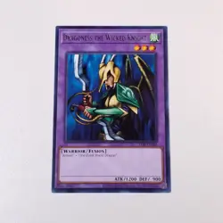 YUGIOH! 1-DRAGONESS THE WICKED KNIGHT-RARE-LOB-EN086-25TH ANNIVERSARY - Image 1