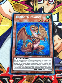 Hundred Dragon dlcs-en146 Ltd Ed (NM) Secret Rare Yu-Gi-Oh! - Image 1