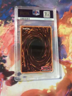 2022 YU-GI-OH! BACH-BATTLE OF CHAOS 1ST ED #EN001 DARK MAGICIAN PSA 9 - Image 2