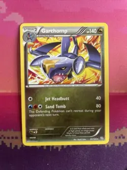 Pokemon Card Garchomp Dragons Exalted Rare 91/124 Near Mint - Image 1