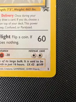 Pokemon Card Dragonite 5 Black Star Promo First Movie Light Play - Image 5