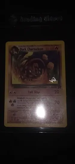 Dark Charmeleon 32/82 Team Rocket - W Gold Stamp Wizards Promo Pokemon Card - Image 3