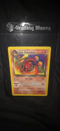 Dark Charmeleon 32/82 Team Rocket - W Gold Stamp Wizards Promo Pokemon Card - Image 4